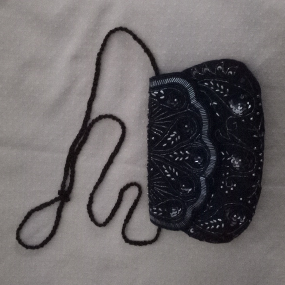 Sequined evening bag